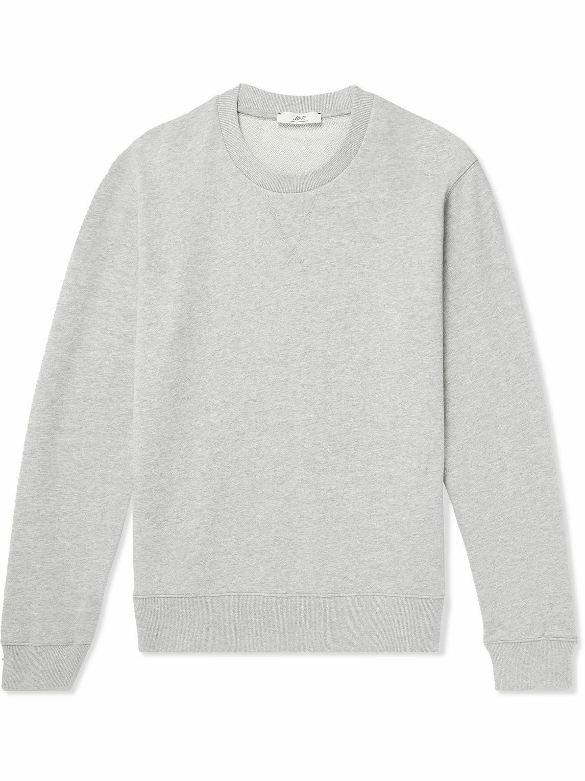 Photo: Mr P. - Cotton-Jersey Sweatshirt - Gray