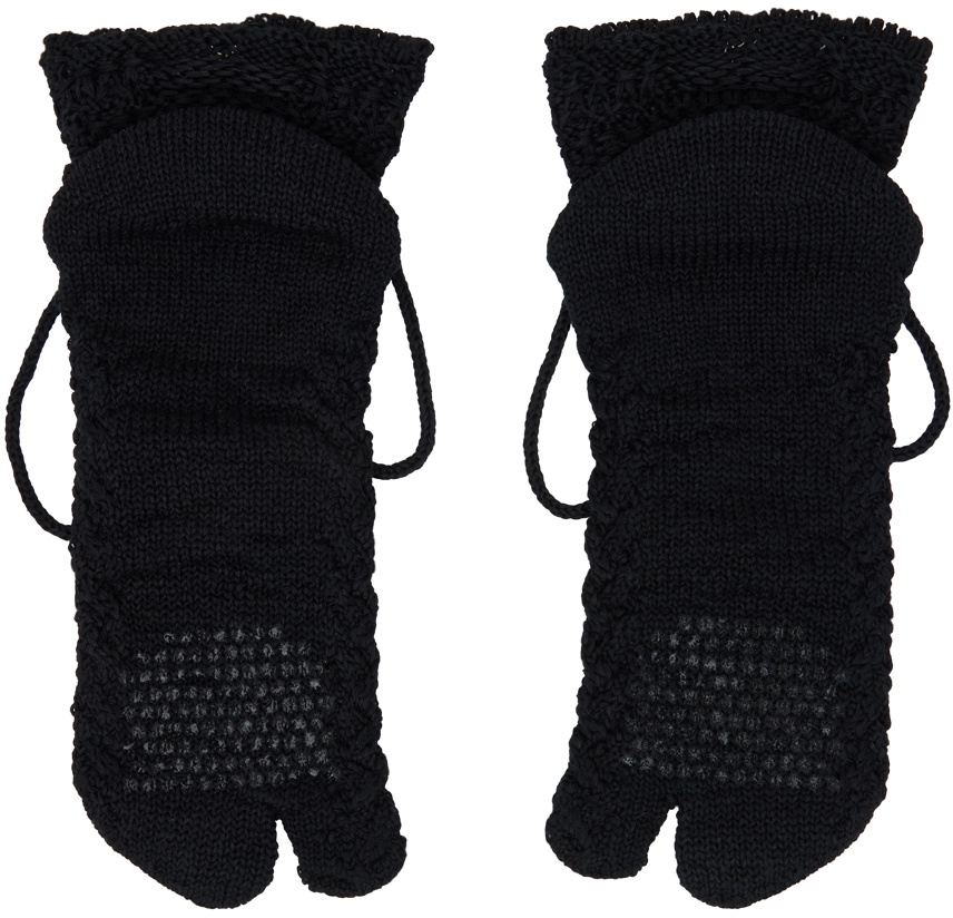 Mame Kurogouchi Black Tabi Socks Mame Kurogouchi