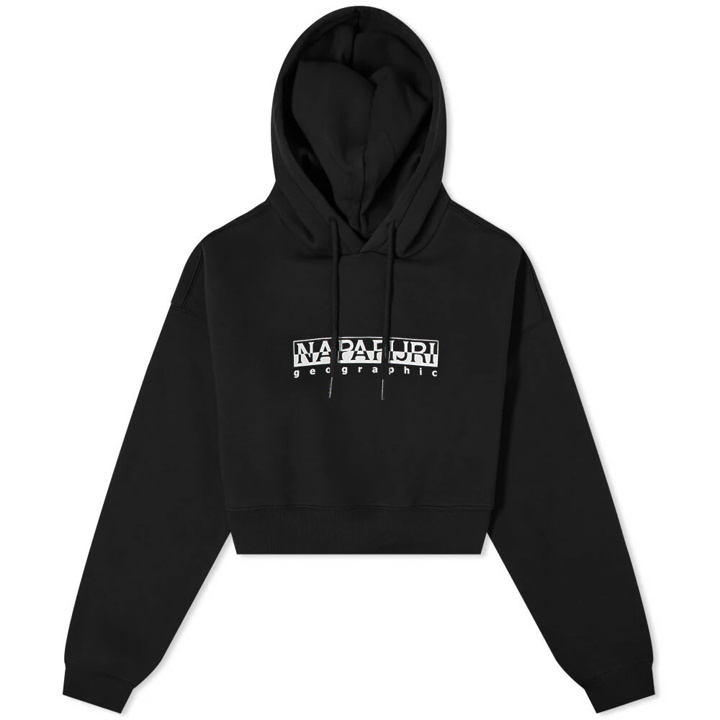 Photo: Napapijri Women's Box Logo Hoody in Black