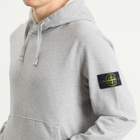 Stone Island Men's Garment Dyed Hoodie in Melange Grey