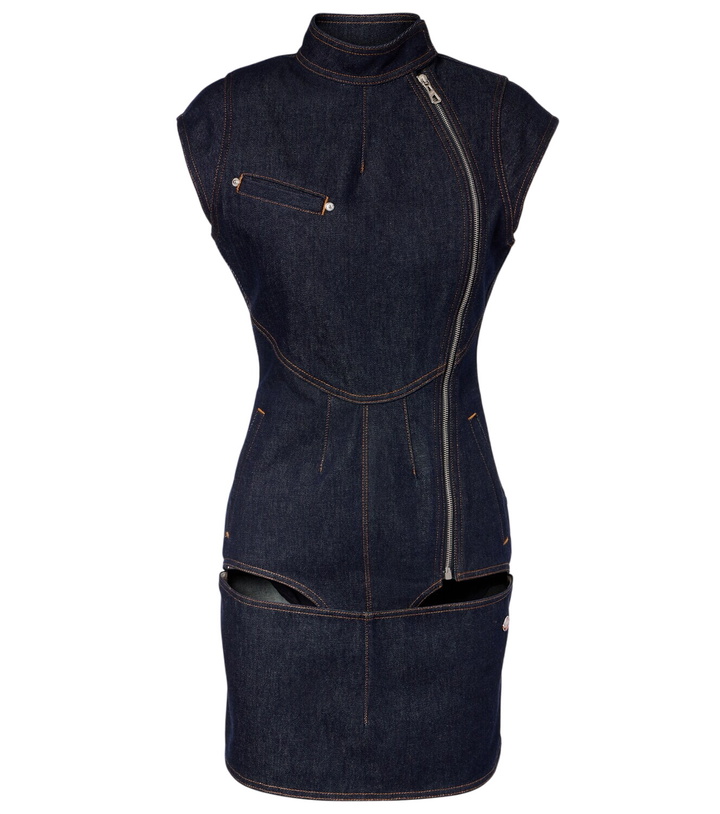 Photo: Jean Paul Gaultier Cutout denim minidress