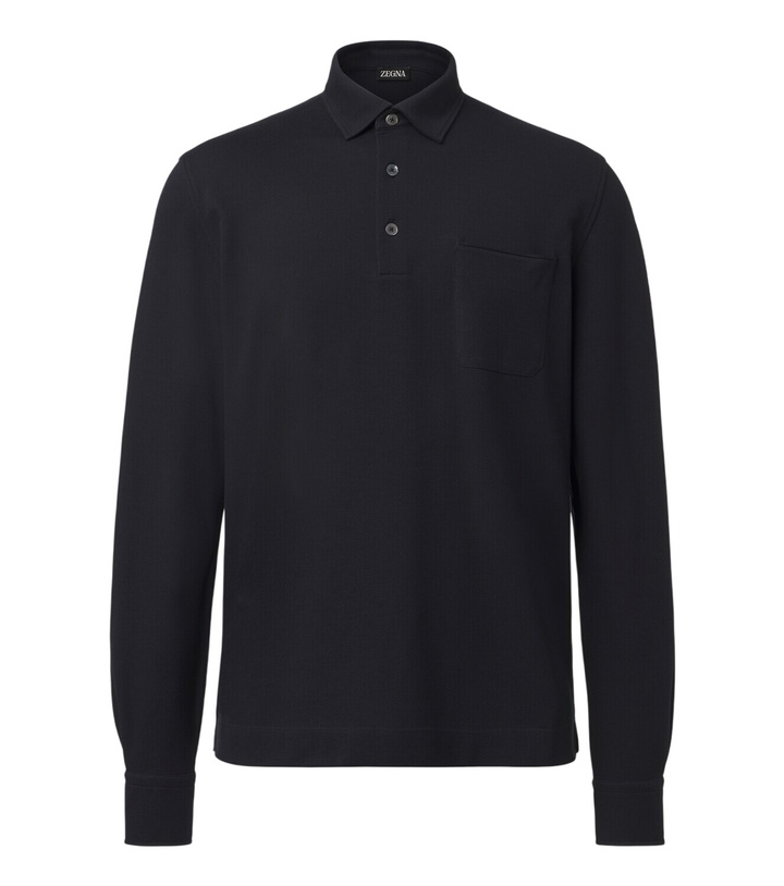 Photo: Zegna Cotton piqué polo shirt