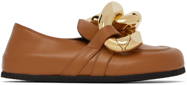 Photo: JW Anderson Brown Chain Loafers
