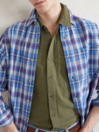 Aimé Leon Dore - Cropped Cotton-Seersucker Shirt - Green