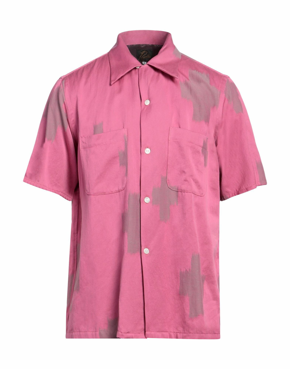 Needles Mens Shirt in Magenta