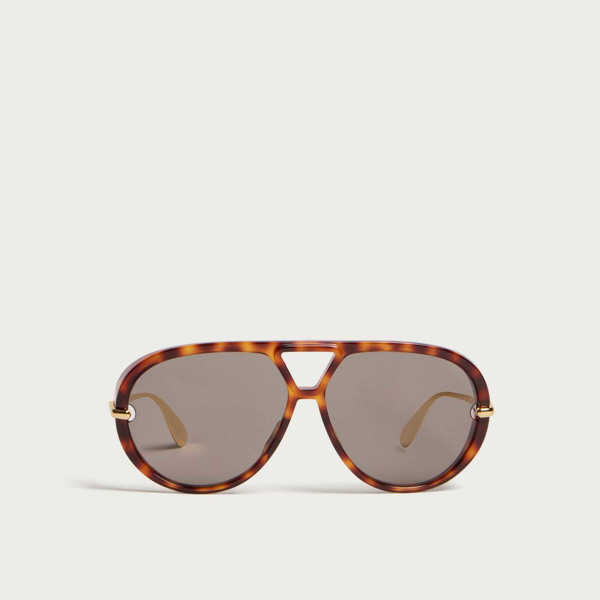 Bottega Veneta Eyewear Bottega Veneta BV1274S Sunglasses in Havana/Gold/Brown 