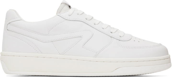 Photo: rag & bone White Retro Court Leather Sneakers