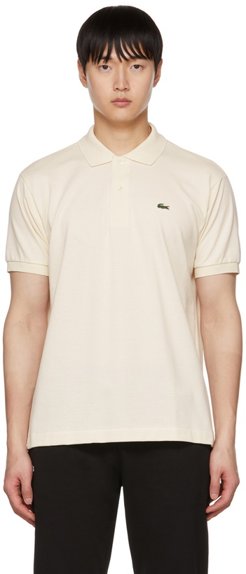 Photo: Lacoste Off-White Classic Polo