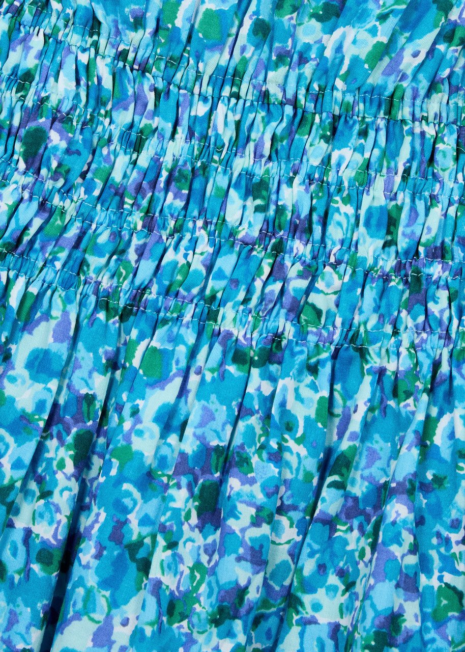Faithfull The Brand Vineria Floral-print Cotton Midi Dress Blue Faithfull The Brand Faithfull The Brand Vineria Floral-print Cotton Midi Dress Blue Faithfull The Brand