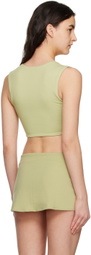 Danielle Guizio Green Celestial Tank Top