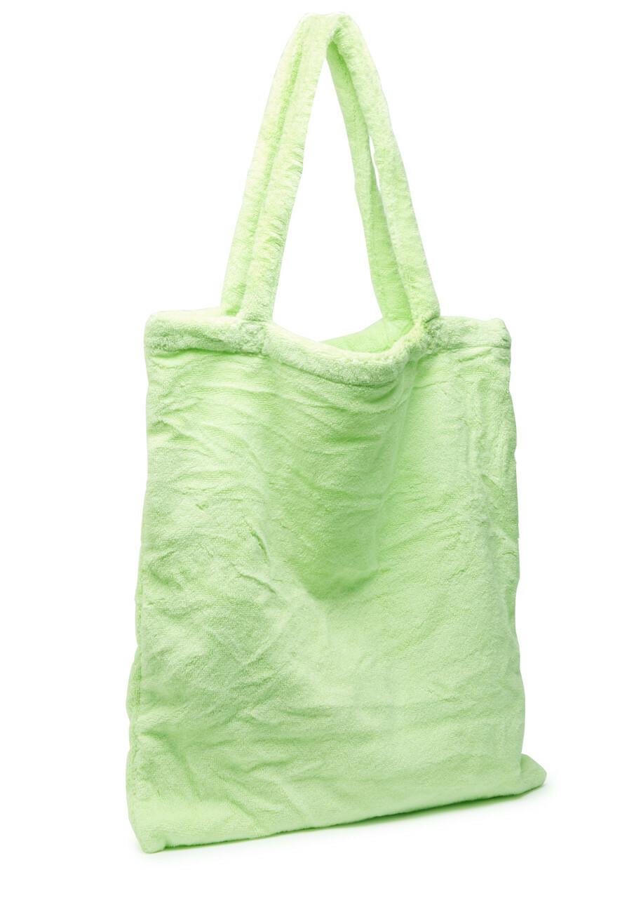 Bongusta Naram Striped Terry Tote - Light Green - One Size