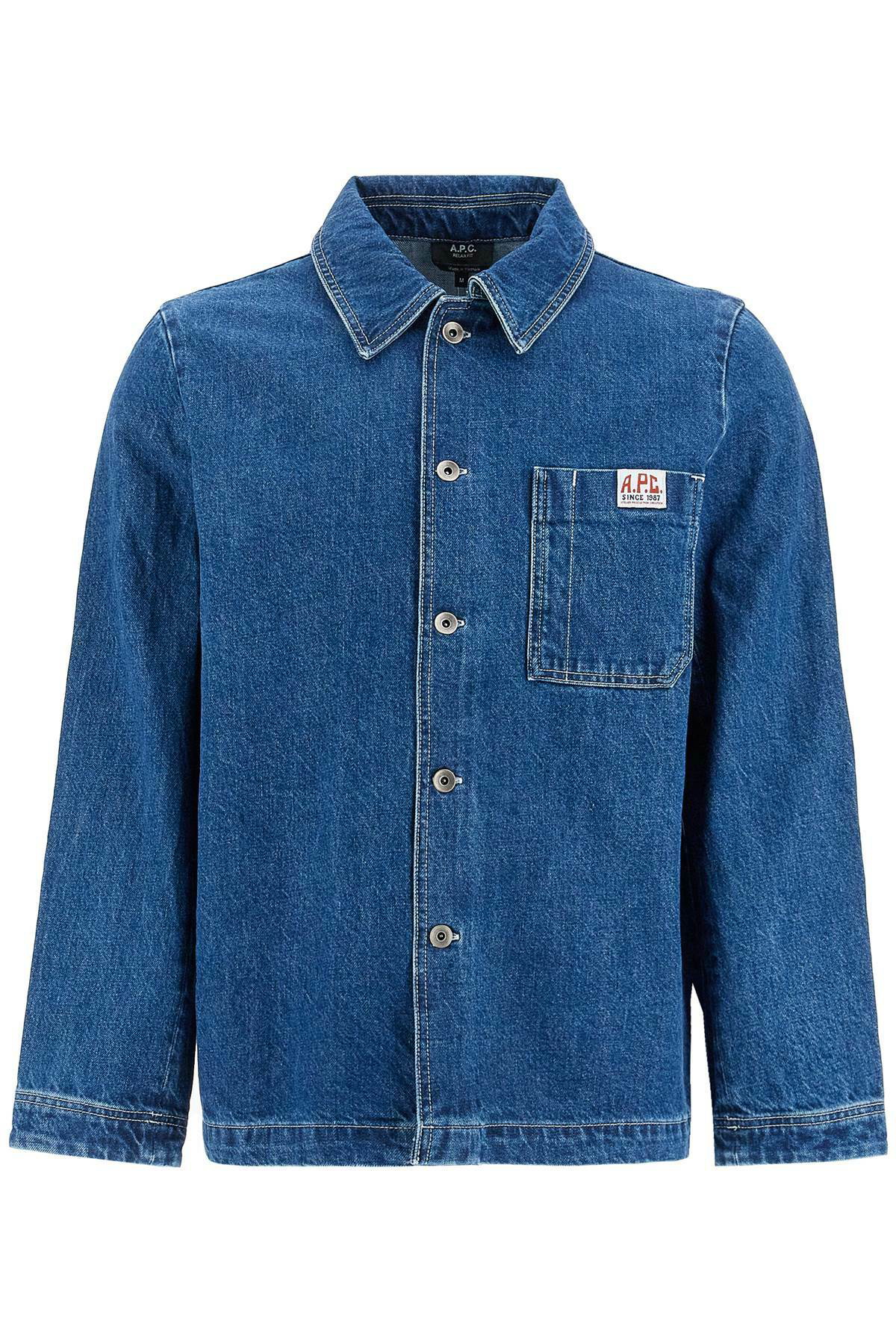 A.P.C. Indigo Carhartt WIP Edition Talk Denim Jacket A.P.C.
