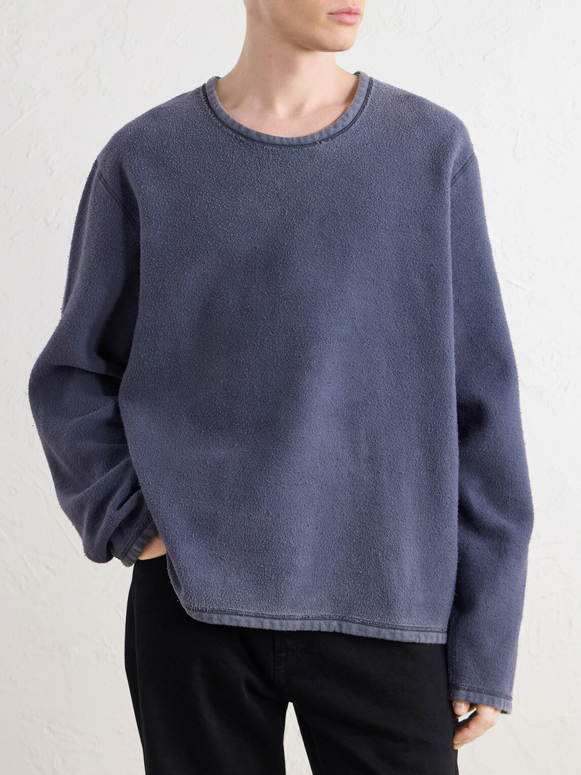 Our Legacy - Double Lock Brushed Cotton-Jersey Sweatshirt - Purple