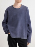 Our Legacy - Double Lock Brushed Cotton-Jersey Sweatshirt - Purple