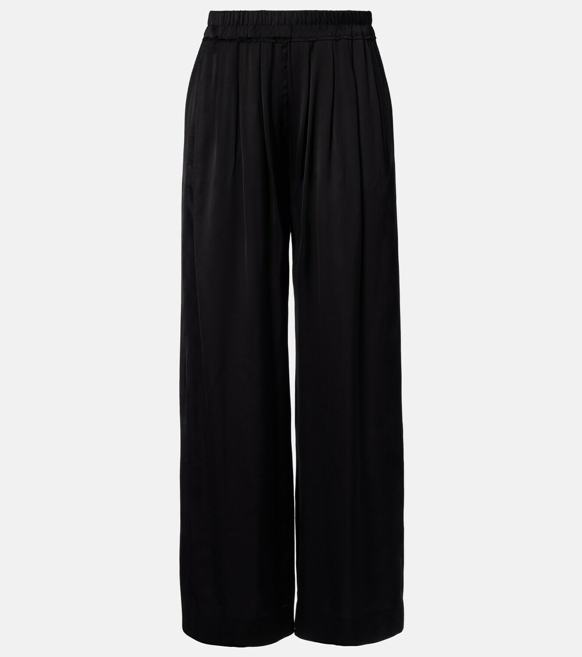 Isabel Marant Nolia satin wide-leg pants