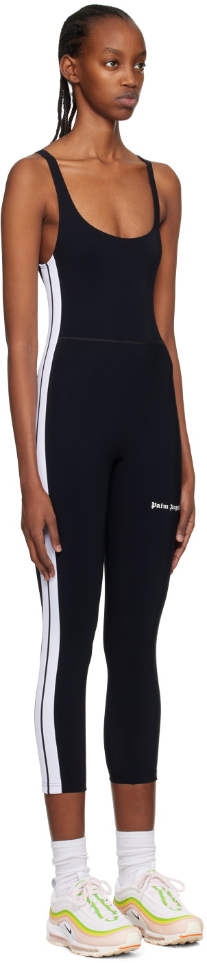 Palm Angels Black Track Training Jumpsuit