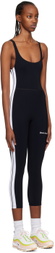 Palm Angels Black Track Training Jumpsuit
