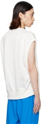 NEEDLES Off-White Embroidered Tank Top