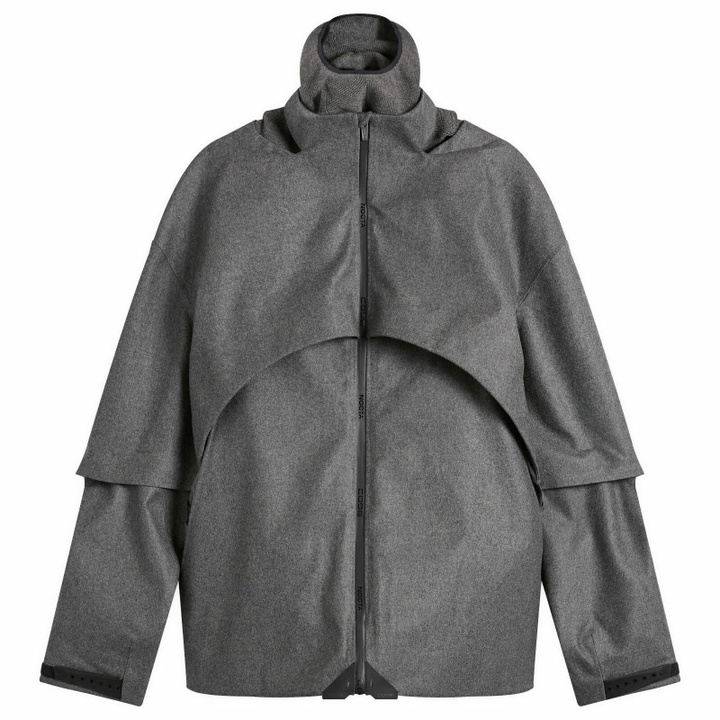 Photo: Nike Men's x Nocta Code Flow Jacket in Grey Heather/Dark Grey