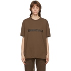 Essentials SSENSE Exclusive Brown Logo T-Shirt
