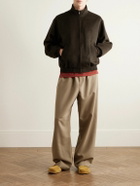 Auralee - Camel Hair-Flannel Blouson Jacket - Brown