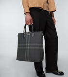 Burberry - London Check canvas tote bag