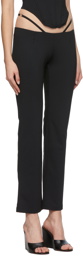 Miaou SSENSE Exclusive Black Thong Trousers