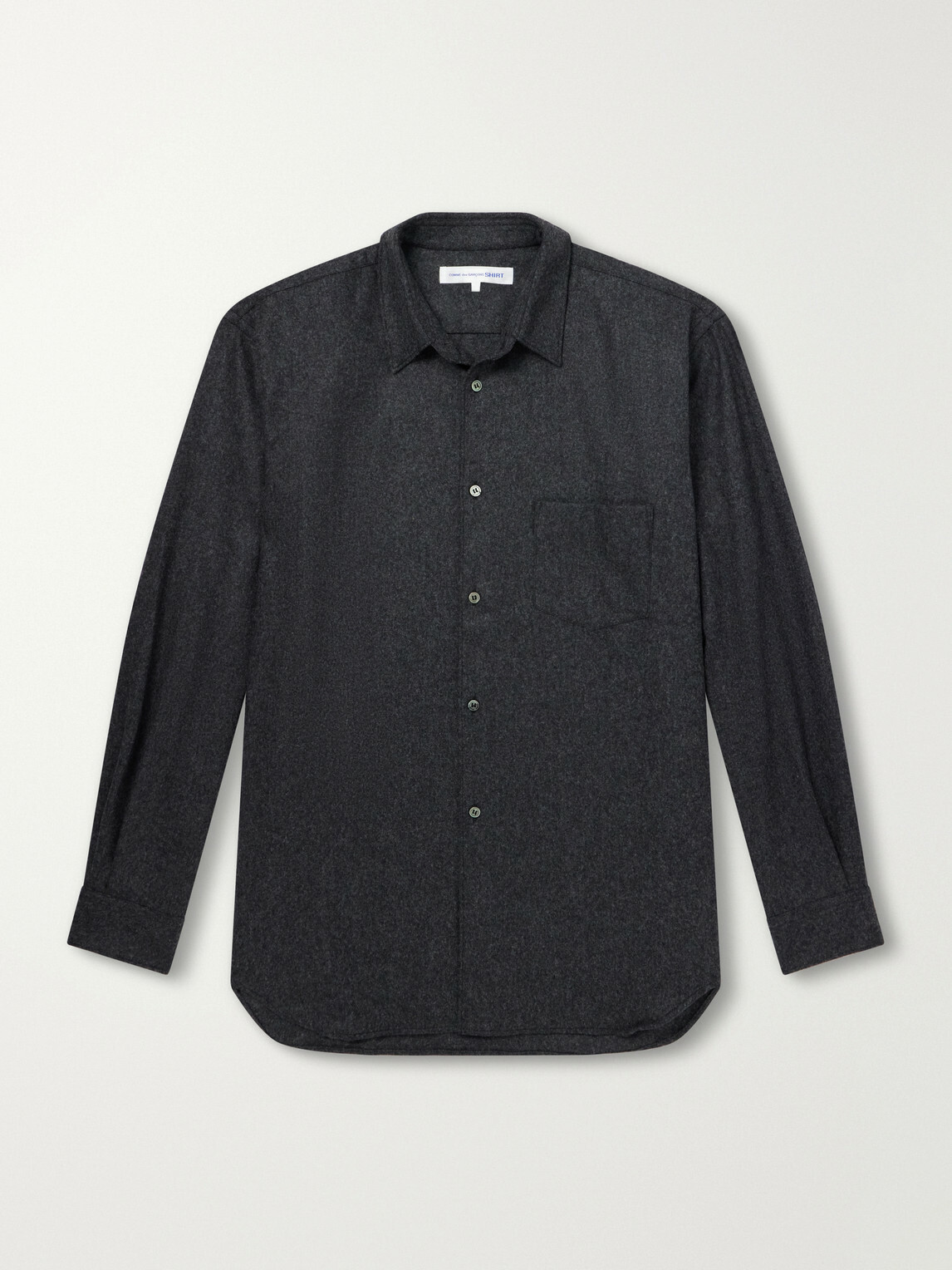 COMME DES GARÇONS SHIRT - Wool-Blend Flannel Shirt - Gray