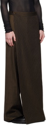 Jean Paul Gaultier Brown 'The Suit Pant Skirt' Trousers