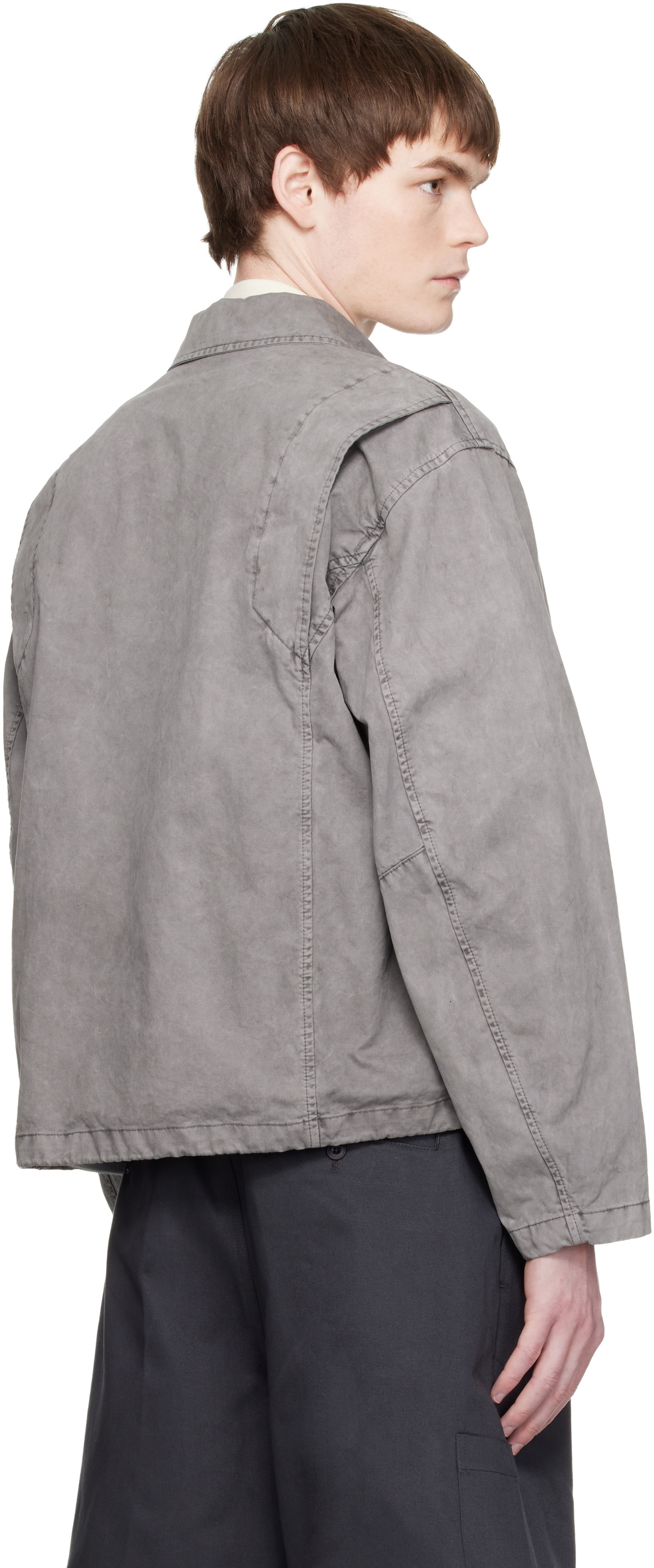 COOR Gray Organic Cotton Washed MK-3 Jacket