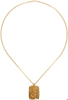 Rebekah Kosonen Bide SSENSE Exclusive Gold Tuesday’s Child Pendant Necklace