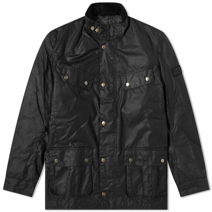 Photo: Barbour Men's International Duke Wax Jacket in Black