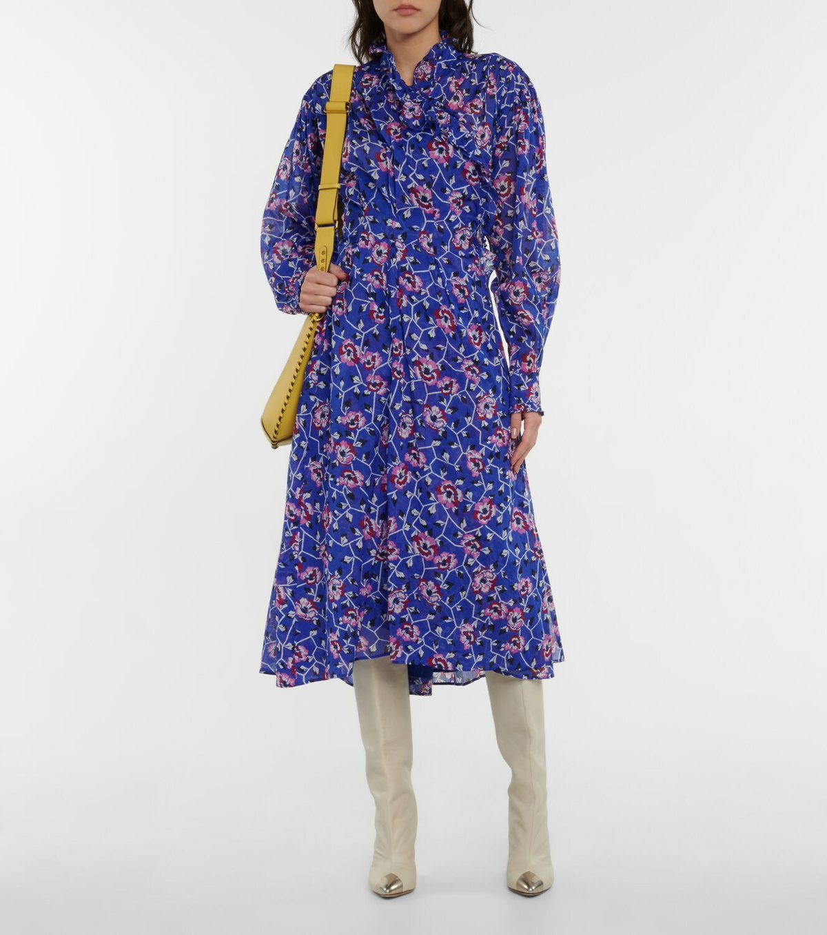 Marant Etoile White Cotton Casual Dress
