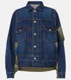 Sacai Denim bomber jacket