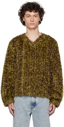 Séfr Brown & Yellow Agustin Sweater