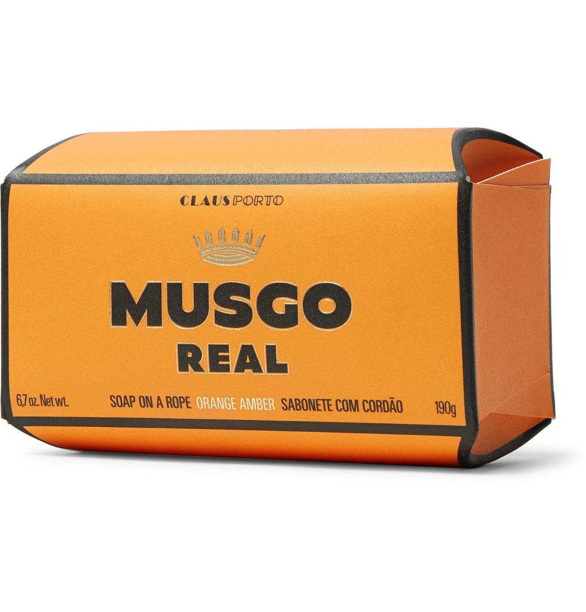 Musgo Real Soap On A Rope Orange Amber 6.7 oz
