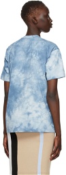 Burberry Blue Tie-Dye Oversized Shark T-Shirt