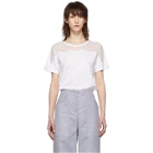 Nina Ricci White Lace Inlay T-Shirt