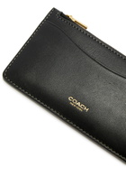 Coach Leather Cardholder - Black - One Size