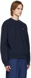 Marni Navy & Black Colorblock Sweatshirt
