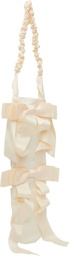 Gohar World Off-White Baguette Bag