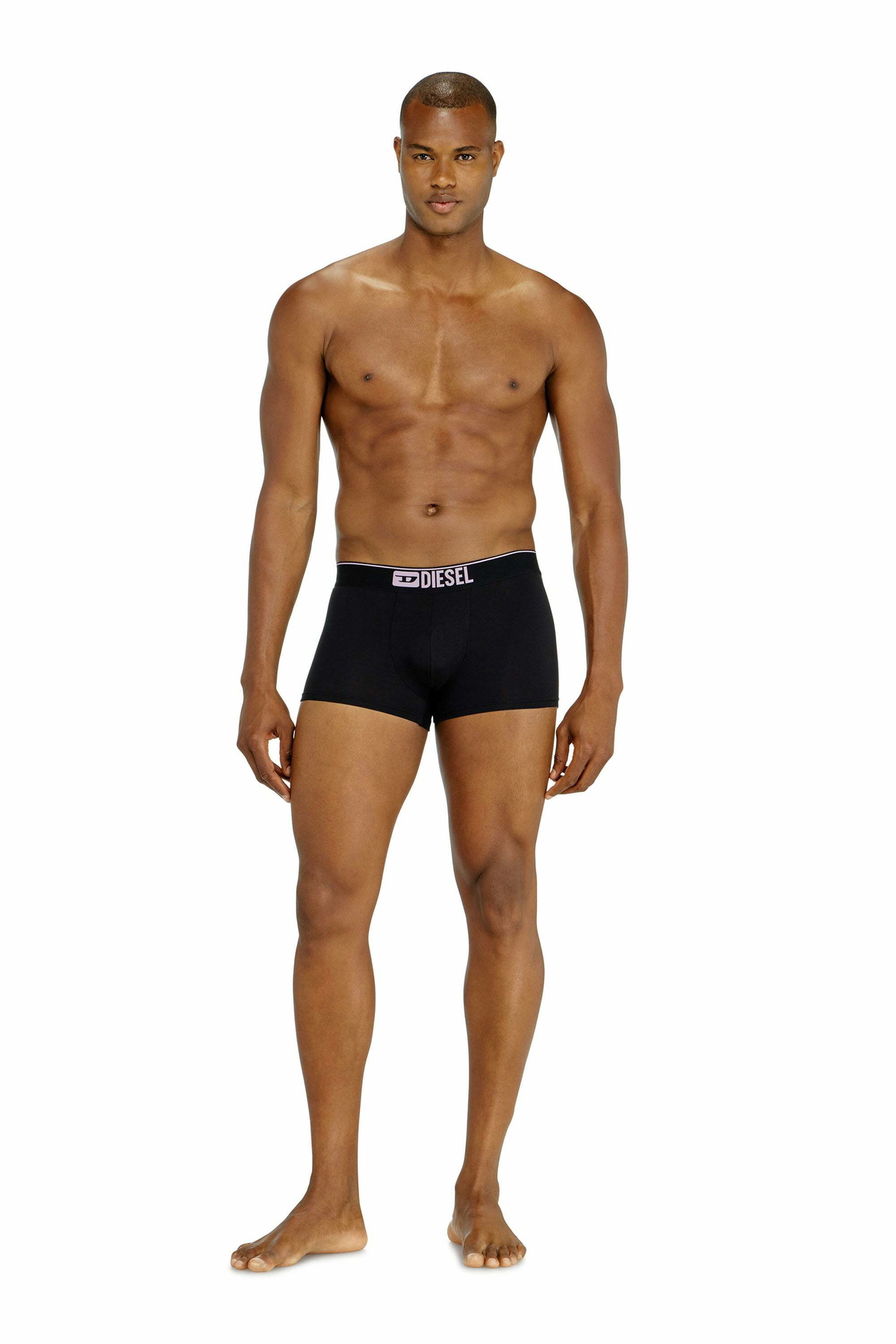 Diesel Three-pack of plain boxer briefs - Trunks Mens in Black