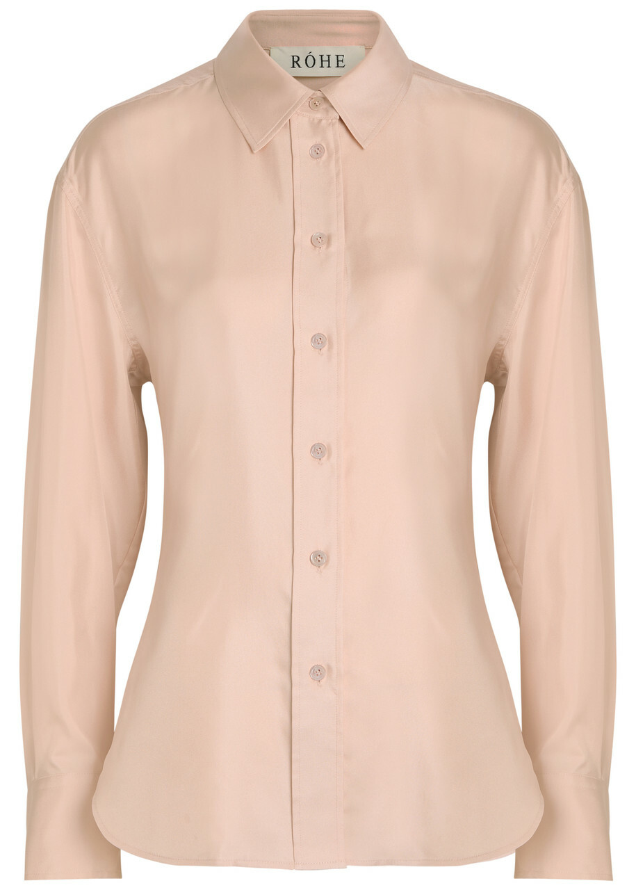 Rohe Silk Shirt Rose