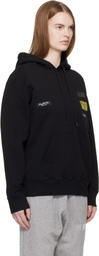 MM6 Maison Margiela Black Cotton Hoodie