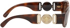 Versace Tortoiseshell Medusa Biggie Sunglasses