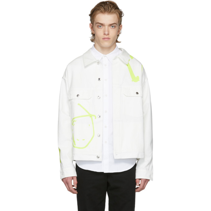 Rochambeau White Denim Short Jacket Rochambeau