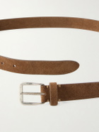 Massimo Alba - 2.5 cm Budapest Suede Belt - Brown