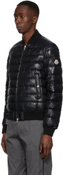 Moncler Black Down Sark Bomber Jacket