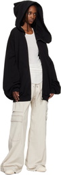 Rick Owens DRKSHDW Black Temple Mountain Hun Hoodie