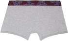 Vivienne Westwood Two-Pack Gray Logo Boxers